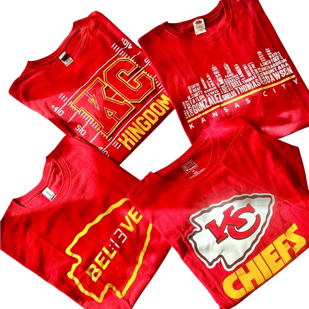 Chiefs Red Tee Bundle Size XXL